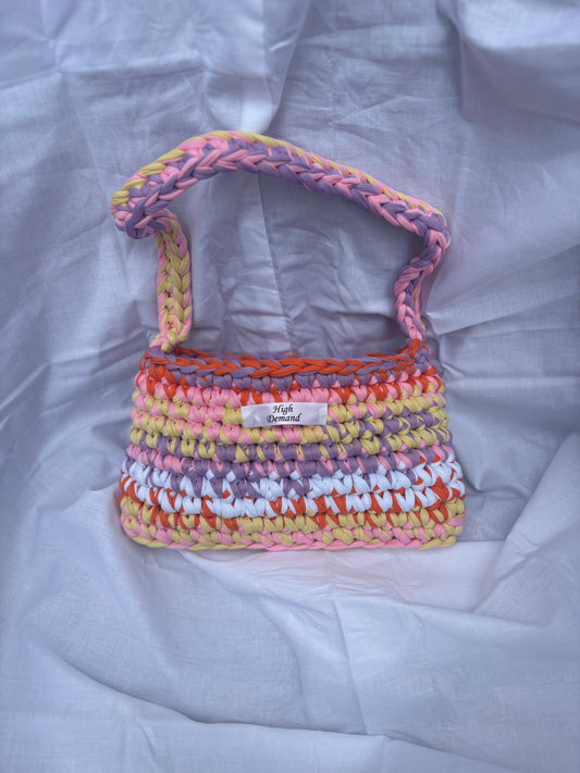 Pastel multicolour Milan bag