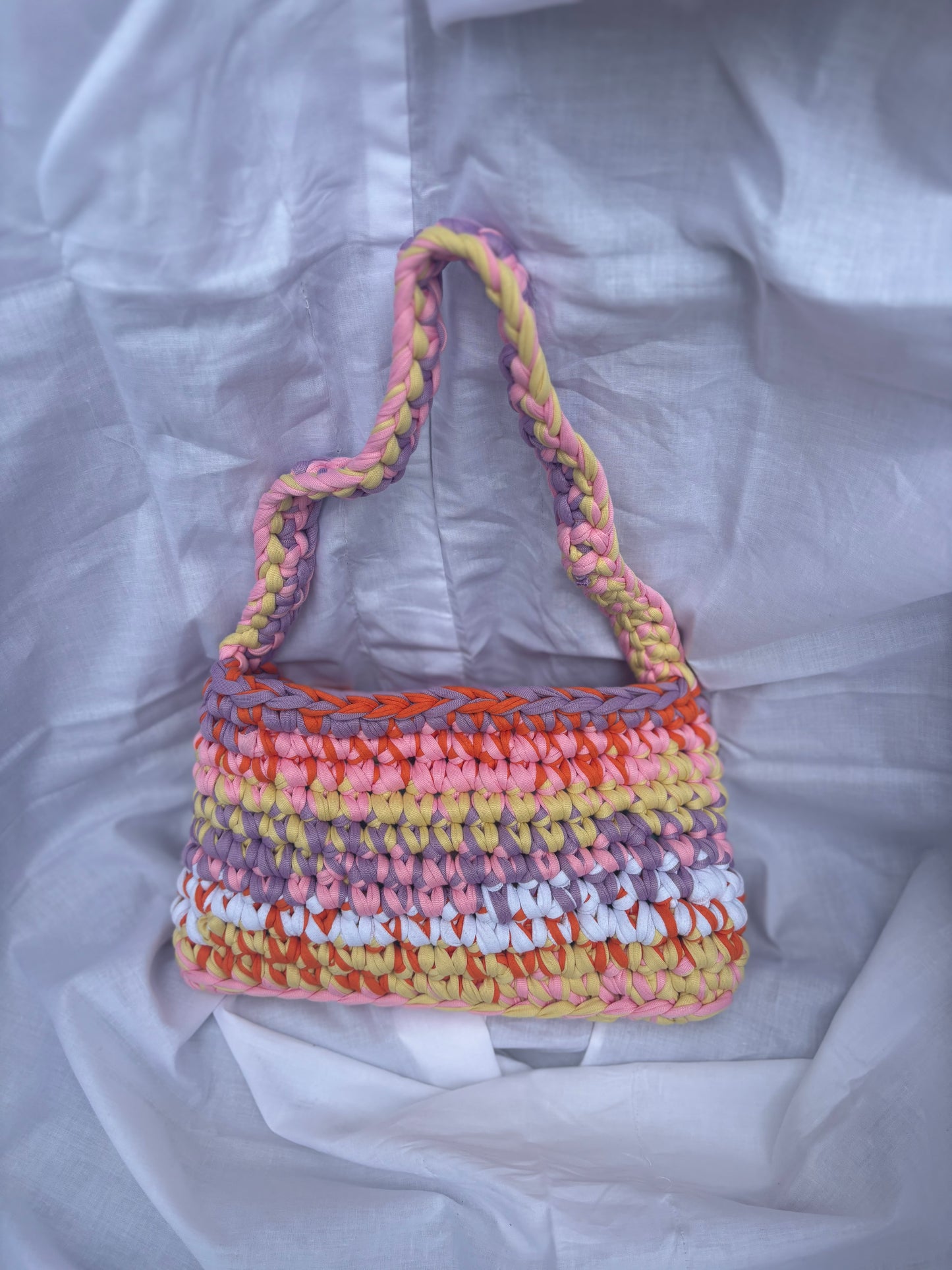 Pastel multicolour Milan bag
