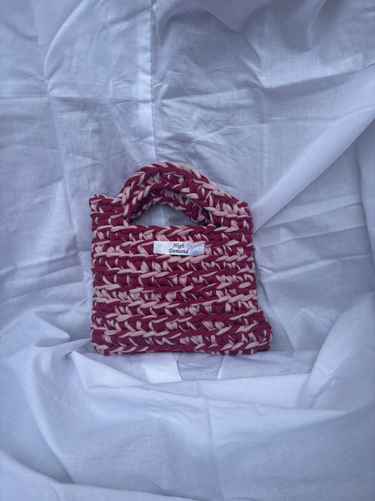 Pink and Burgundy Florence Bag