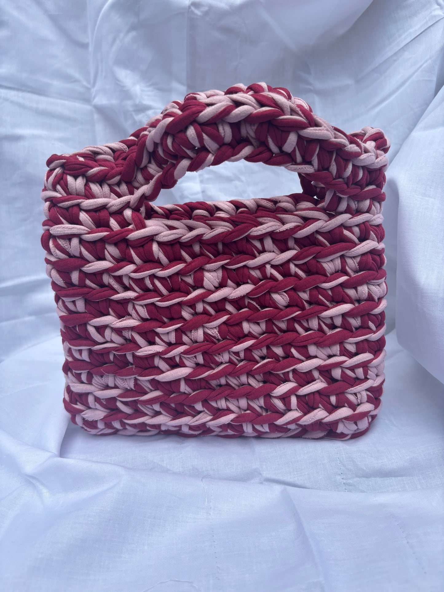 Pink and Burgundy Florence Bag