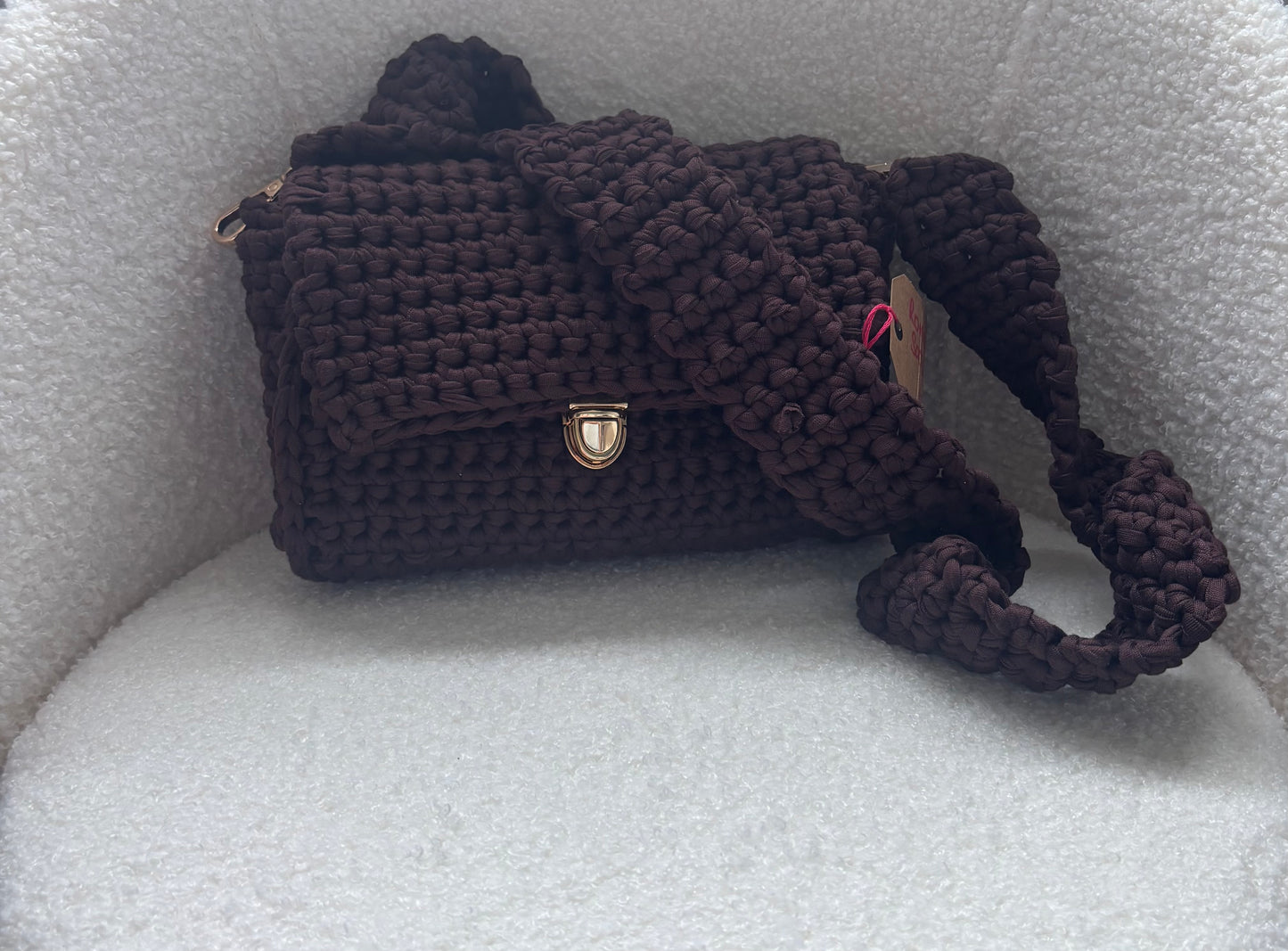 Chocolate Brown Roma Satchel