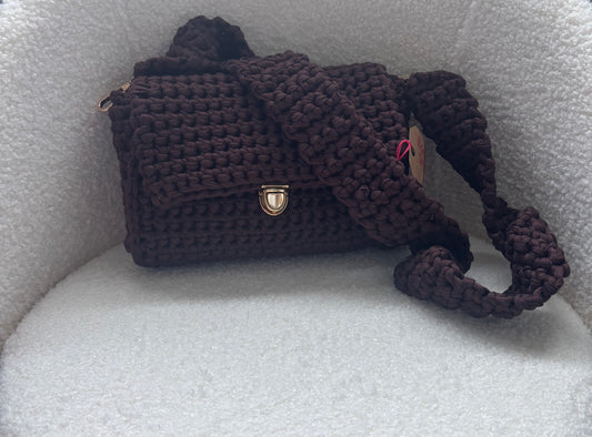 Chocolate Brown Roma Satchel
